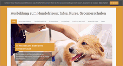 Desktop Screenshot of hundefriseur.net